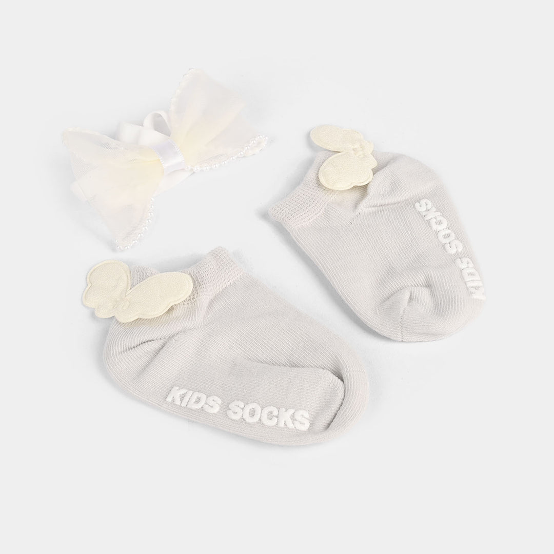 Baby Headband With Socks