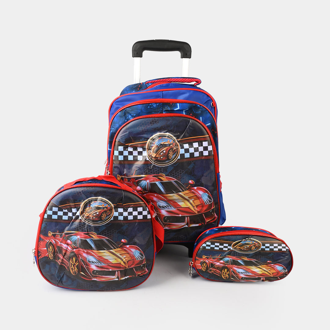 Character Trolley Bag 3pc Set for Kids