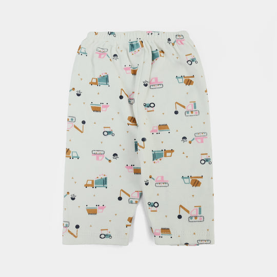 Cotton Trouser 2Pcs 3-6M