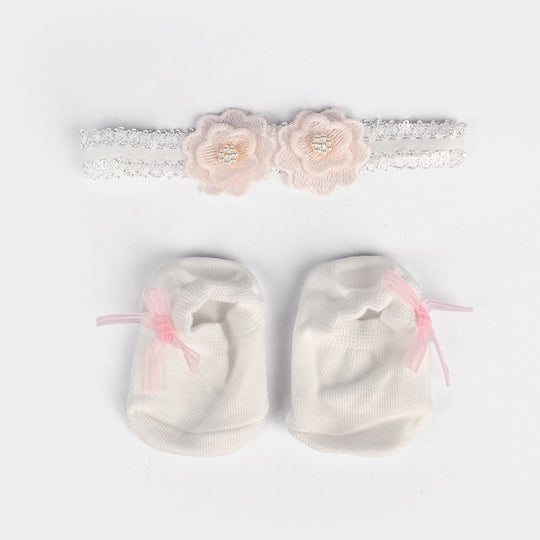 Baby Headband With Socks
