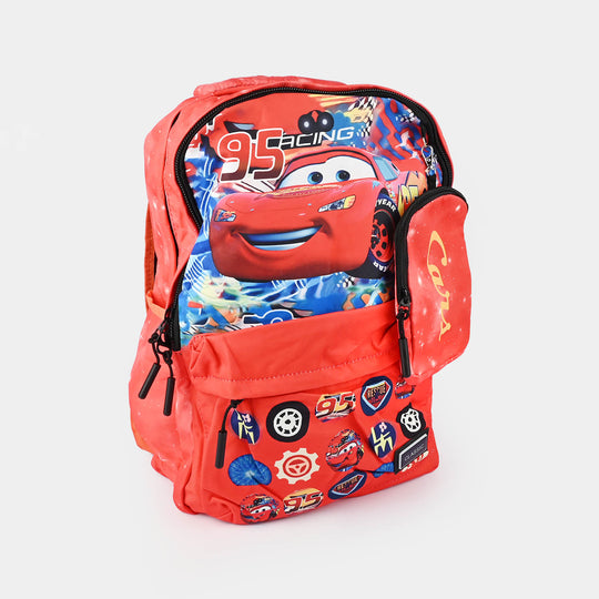 Character School Backpack With Pouch for Kids