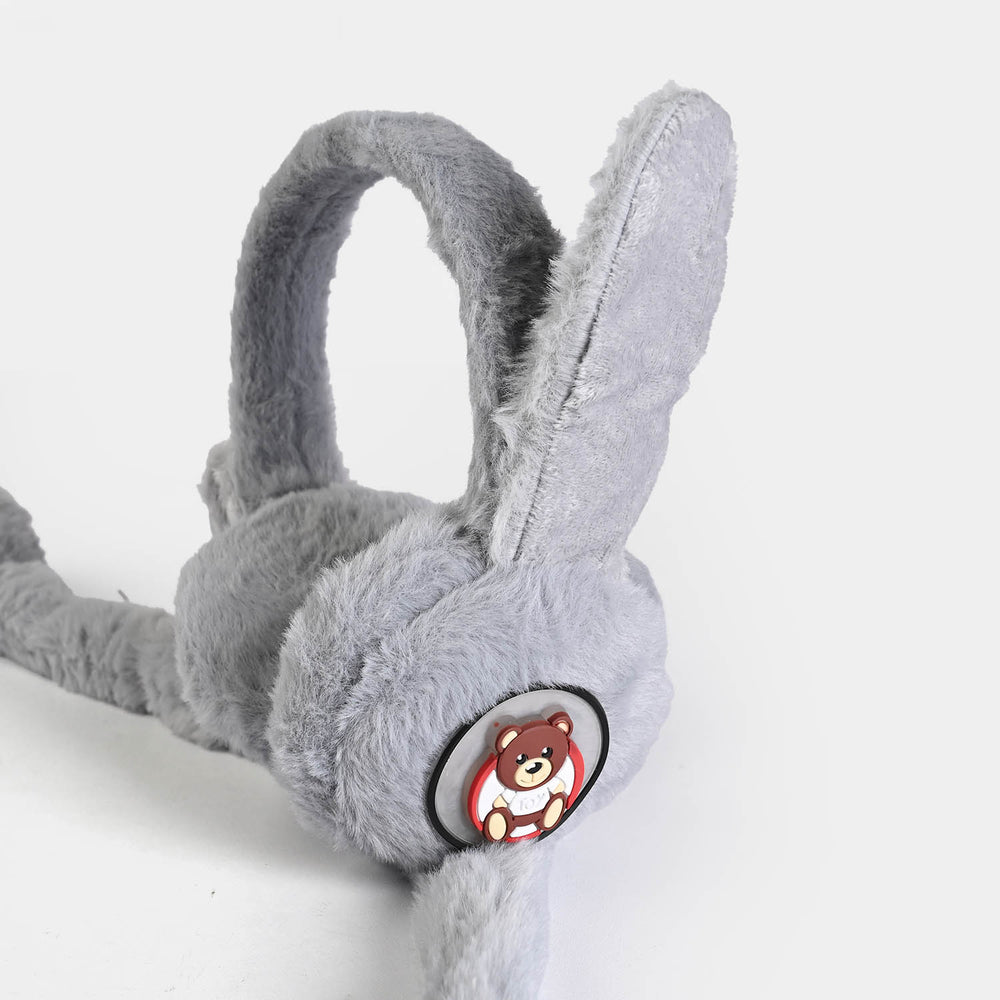 Interactive Moving Ear Plush Winter Earmuffs