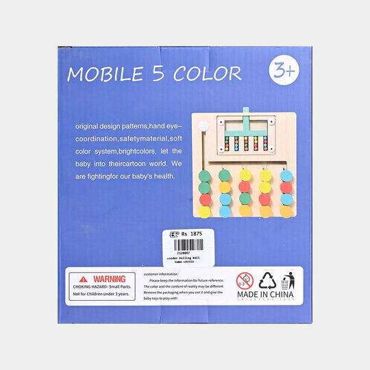 Mobile 5 Wooden Color Fun Game For Kids