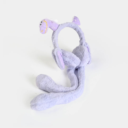 Interactive Moving Ear Plush Winter Earmuffs