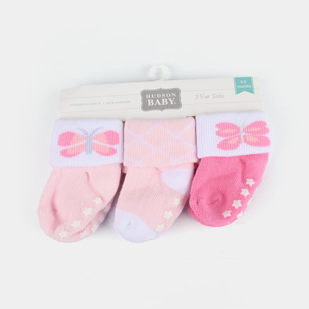 Infant Baby Socks 0-6M-3Pk