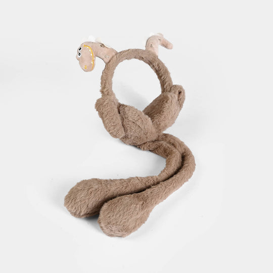 Interactive Moving Ear Plush Winter Earmuffs