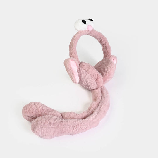 Interactive Moving Ear Plush Winter Earmuffs
