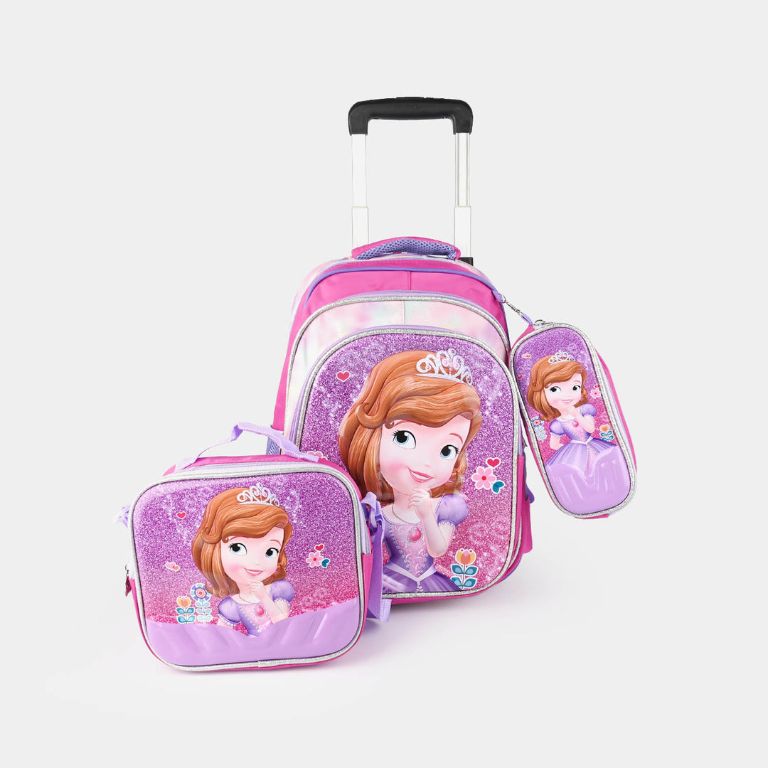 Character Trolley Bag 3pc Set