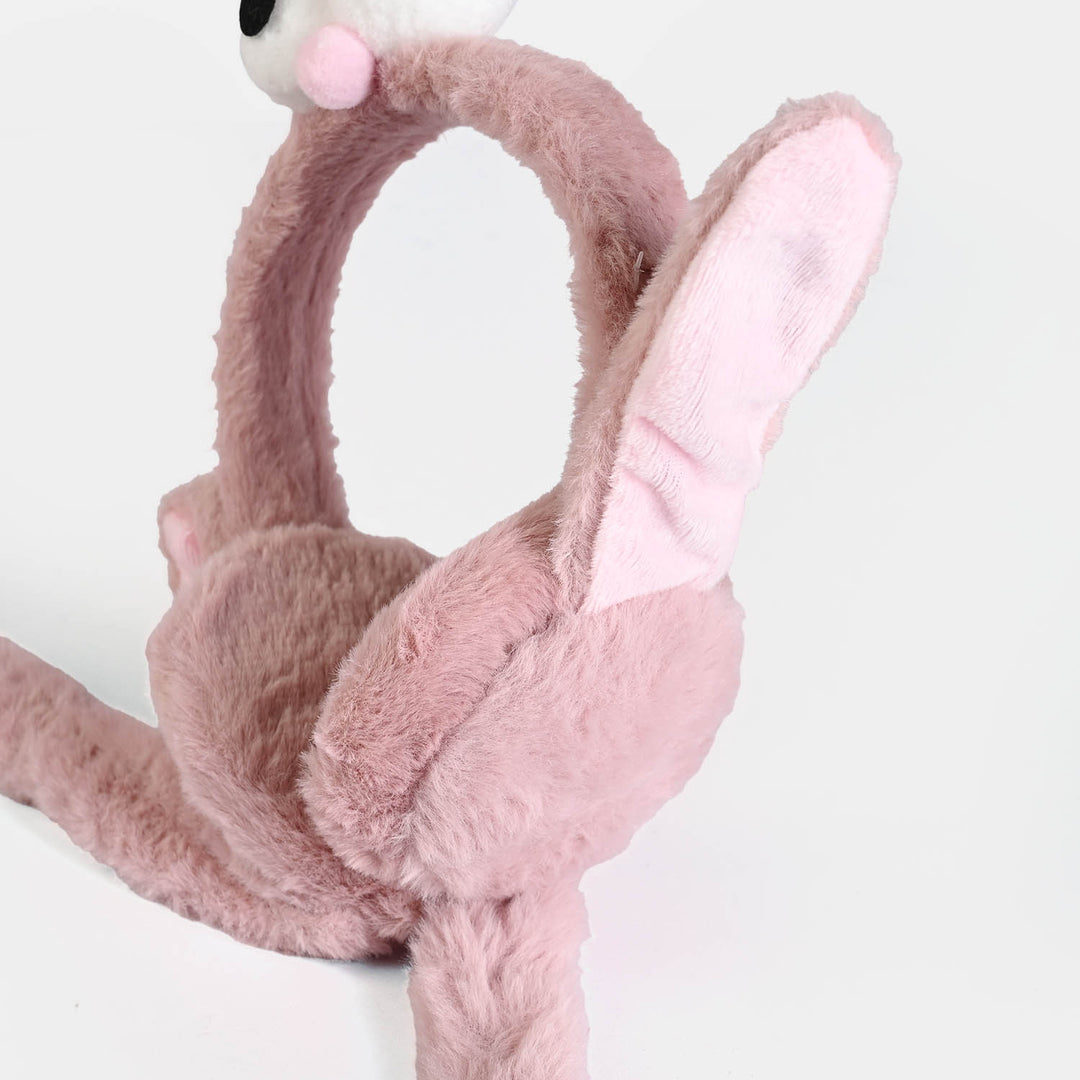 Interactive Moving Ear Plush Winter Earmuffs