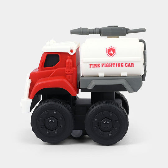 Friction Powered Toy Vehicle