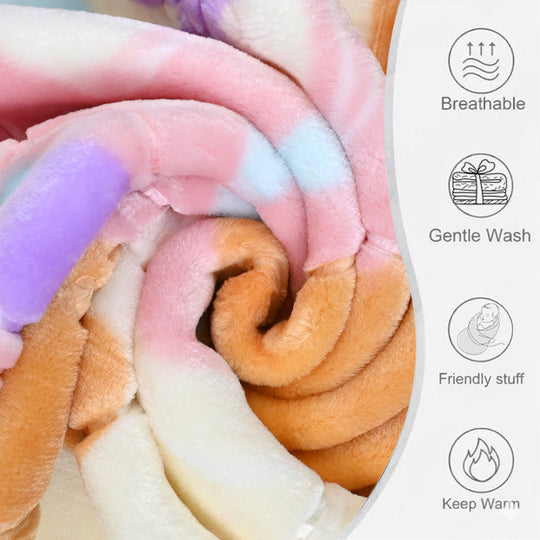 Baby Mora Mink Zipper Plush Blanket
