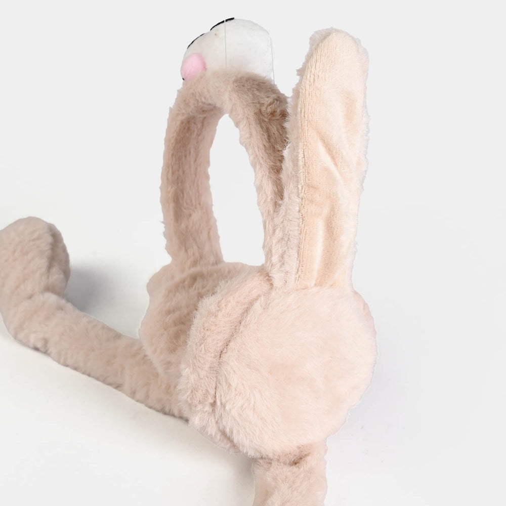 Interactive Moving Ear Plush Winter Earmuffs