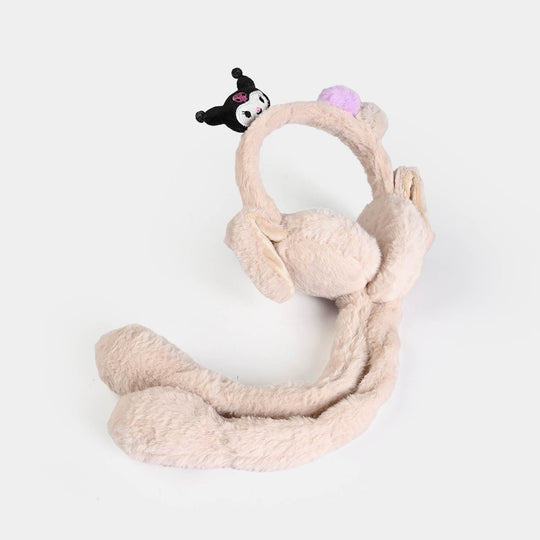Interactive Moving Ear Plush Winter Earmuffs