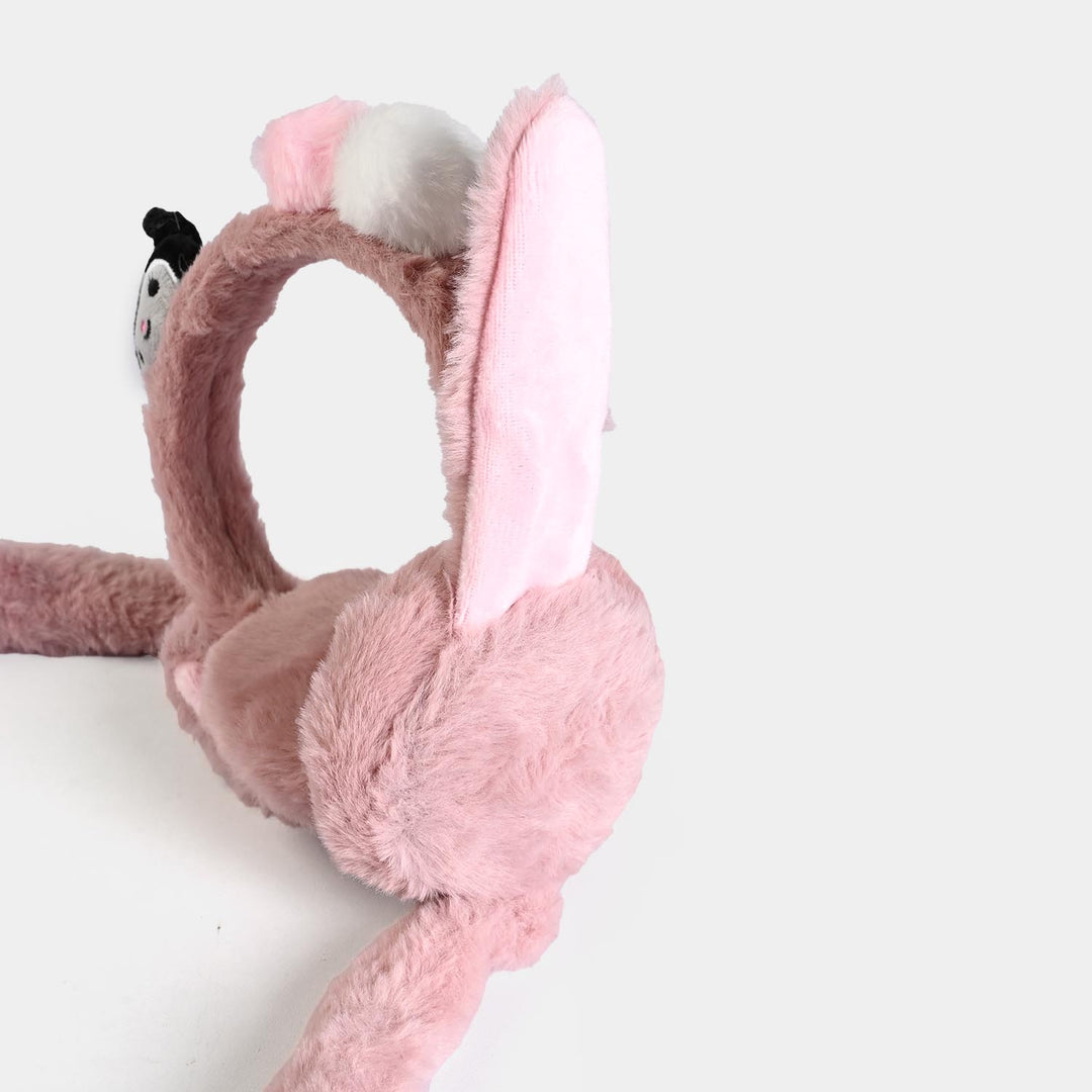 Interactive Moving Ear Plush Winter Earmuffs