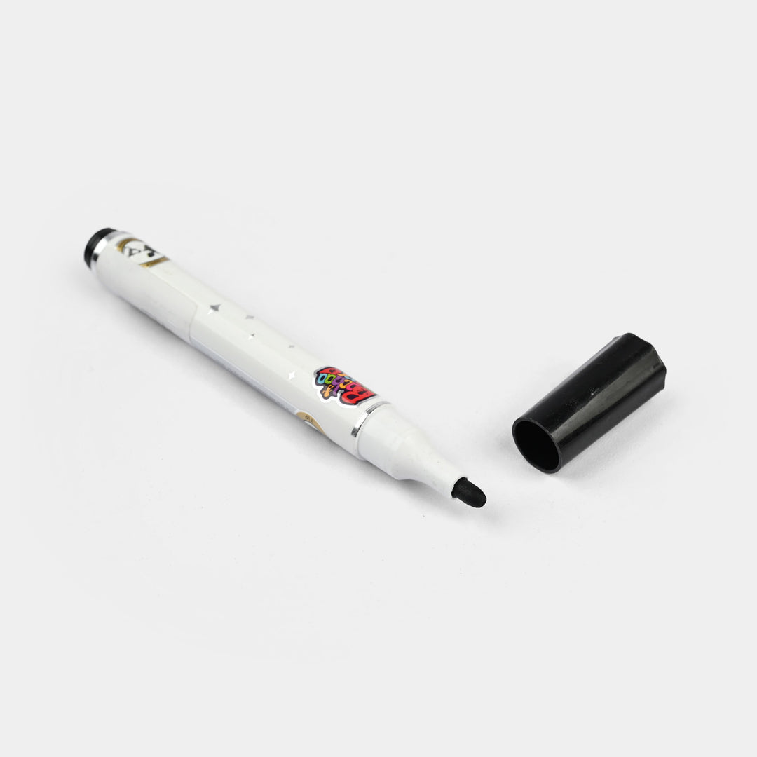 Black Permanent Marker (Refillable)