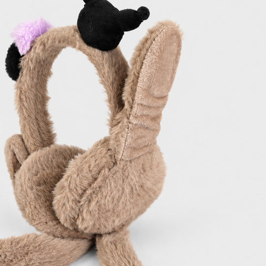 Interactive Moving Ear Plush Winter Earmuffs