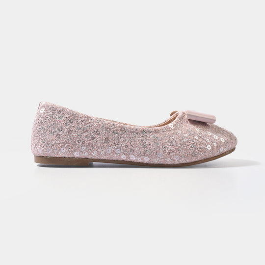 Girls Pumps 11-143-Peach