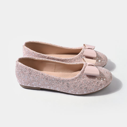 Girls Pumps 11-143-Peach