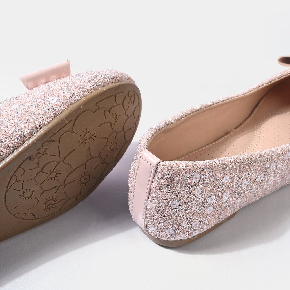 Girls Pumps 11-143-Peach