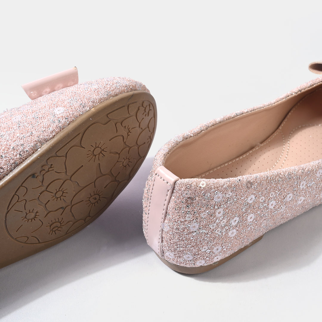 Girls Pumps 11-143-Peach
