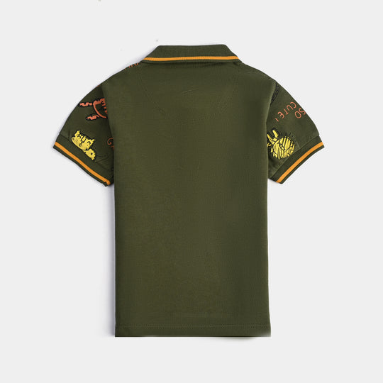 Infant Boys Cotton PK Polo So Cute