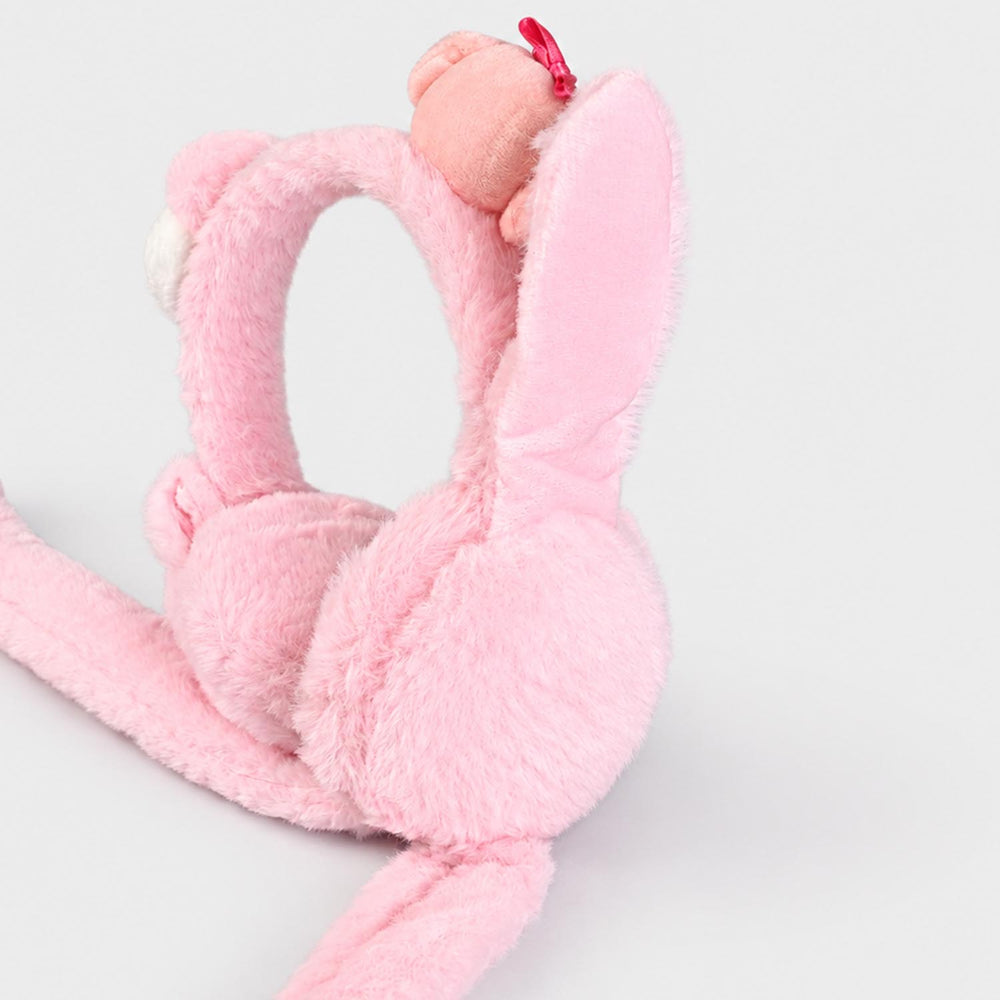Interactive Moving Ear Plush Winter Earmuffs