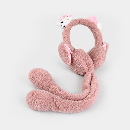 Interactive Moving Ear Plush Winter Earmuffs