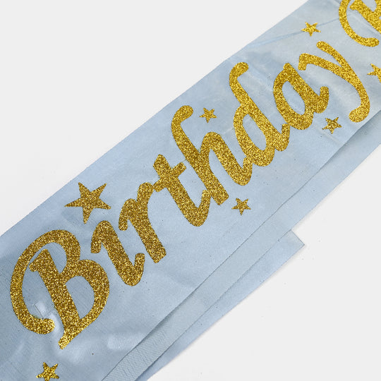 Birthday Boy Celebration Sash