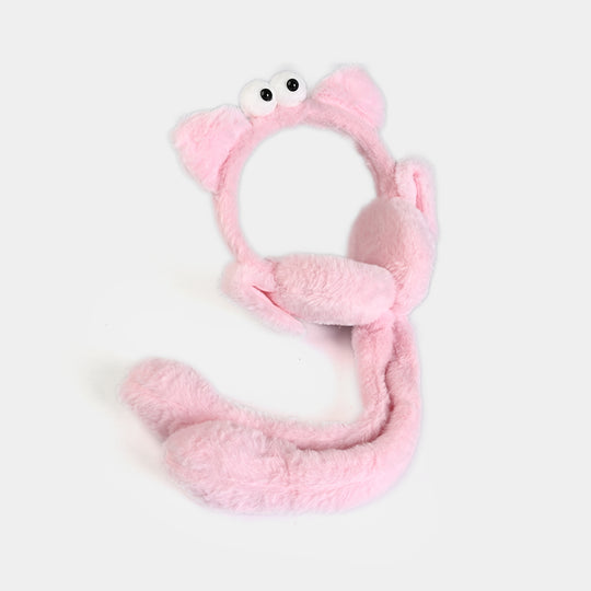 Interactive Moving Ear Plush Winter Earmuffs