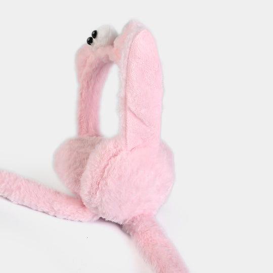 Interactive Moving Ear Plush Winter Earmuffs
