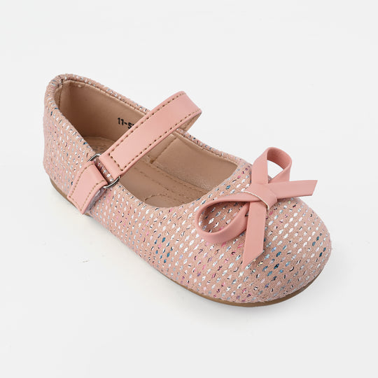 Girls Pumps 11-57-Pink