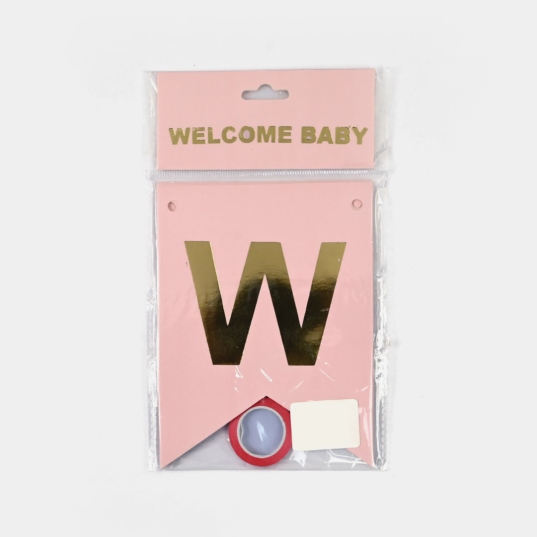 Welcome Baby Banner Set