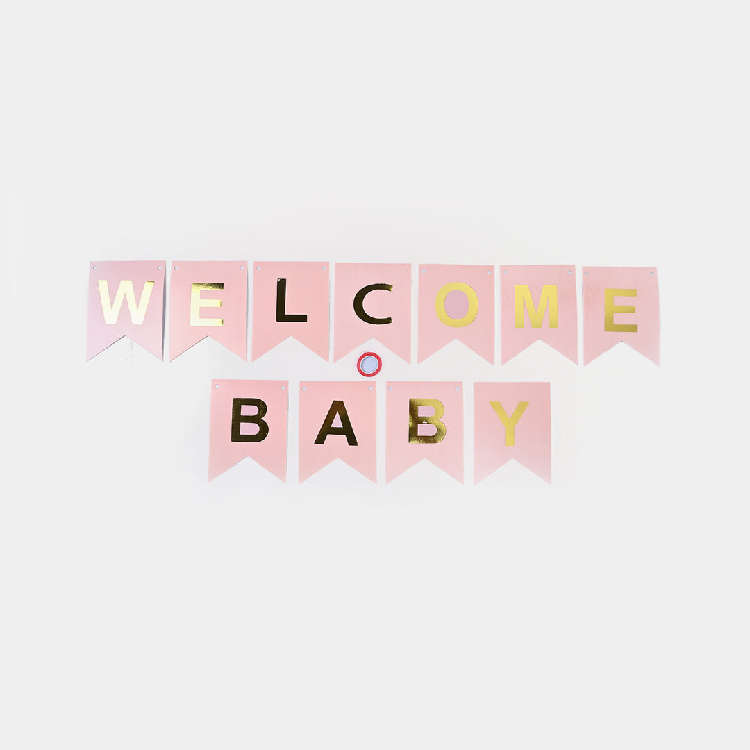Welcome Baby Banner Set