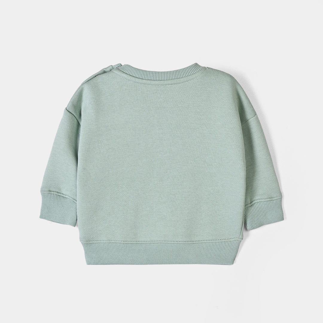 Infant Girls Fleece 2 Piece Suit Little Me - Sage Green