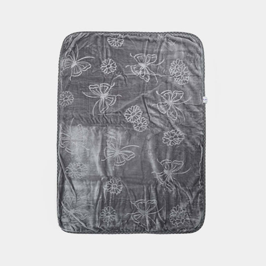 Butterfly & Flower Baby Blanket | 100x130