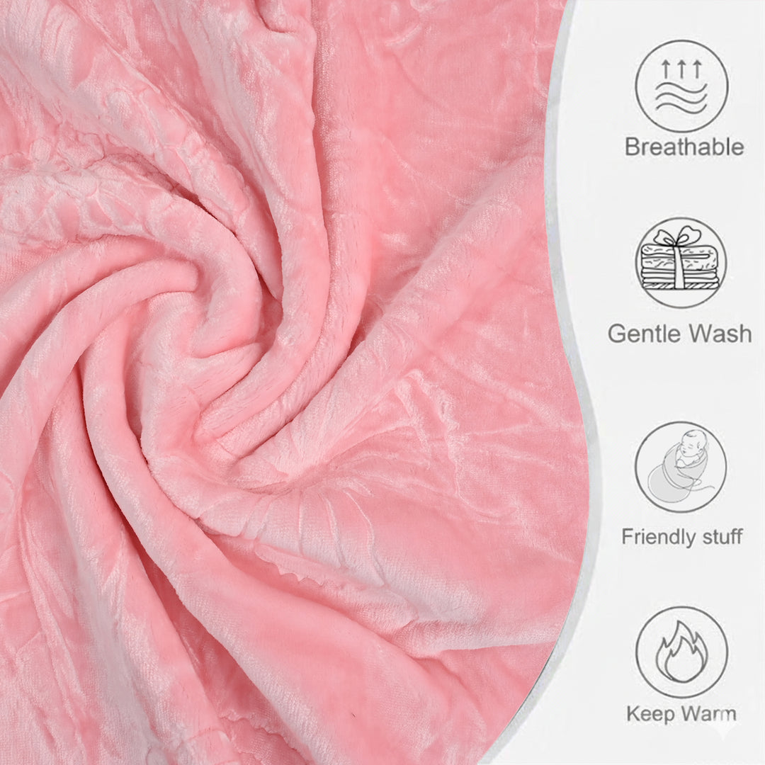Butterfly & Flower Baby Blanket | 100x130
