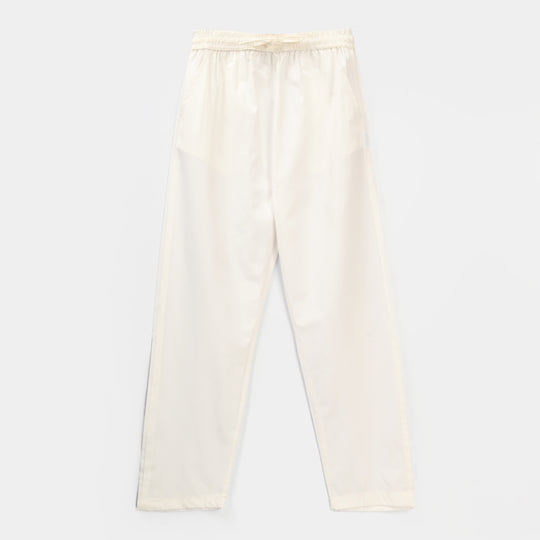 Boys Cotton Pajama - White