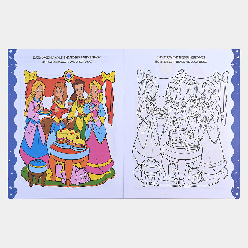 Kids Colour Book The Princes Sissi