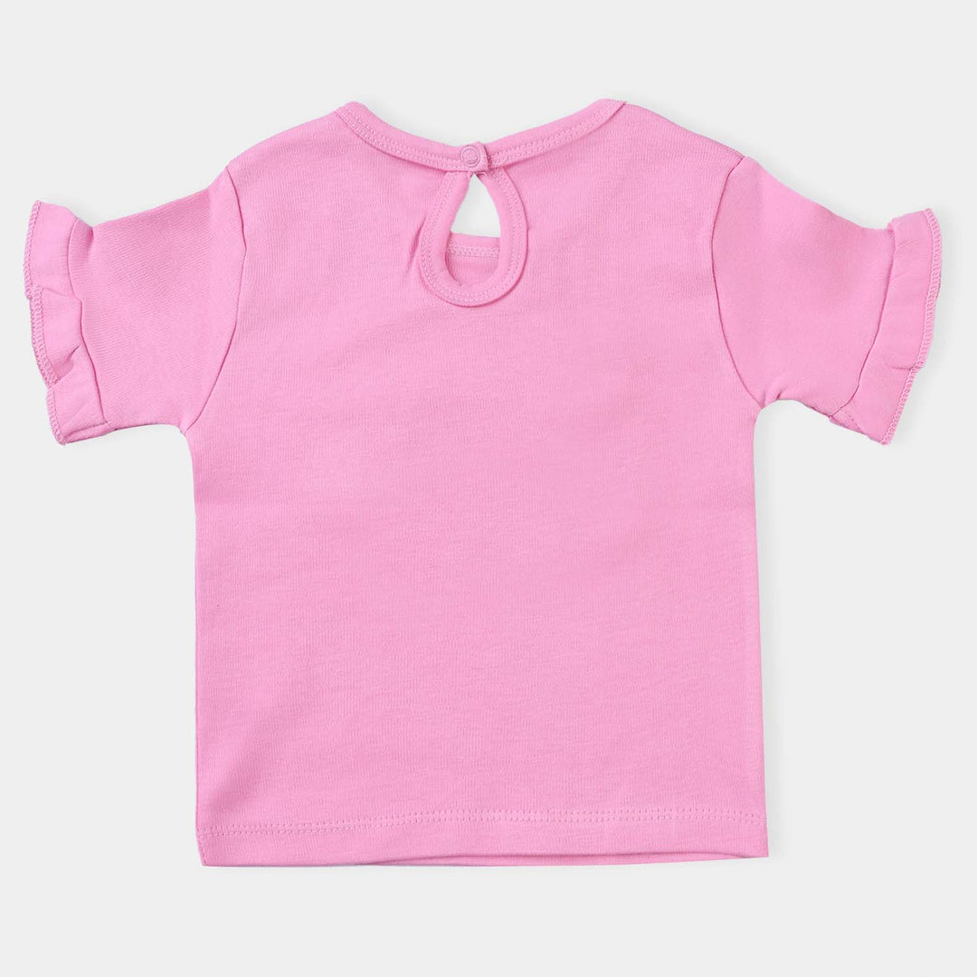 Infant Girls Western Suit Rainbow-Pink