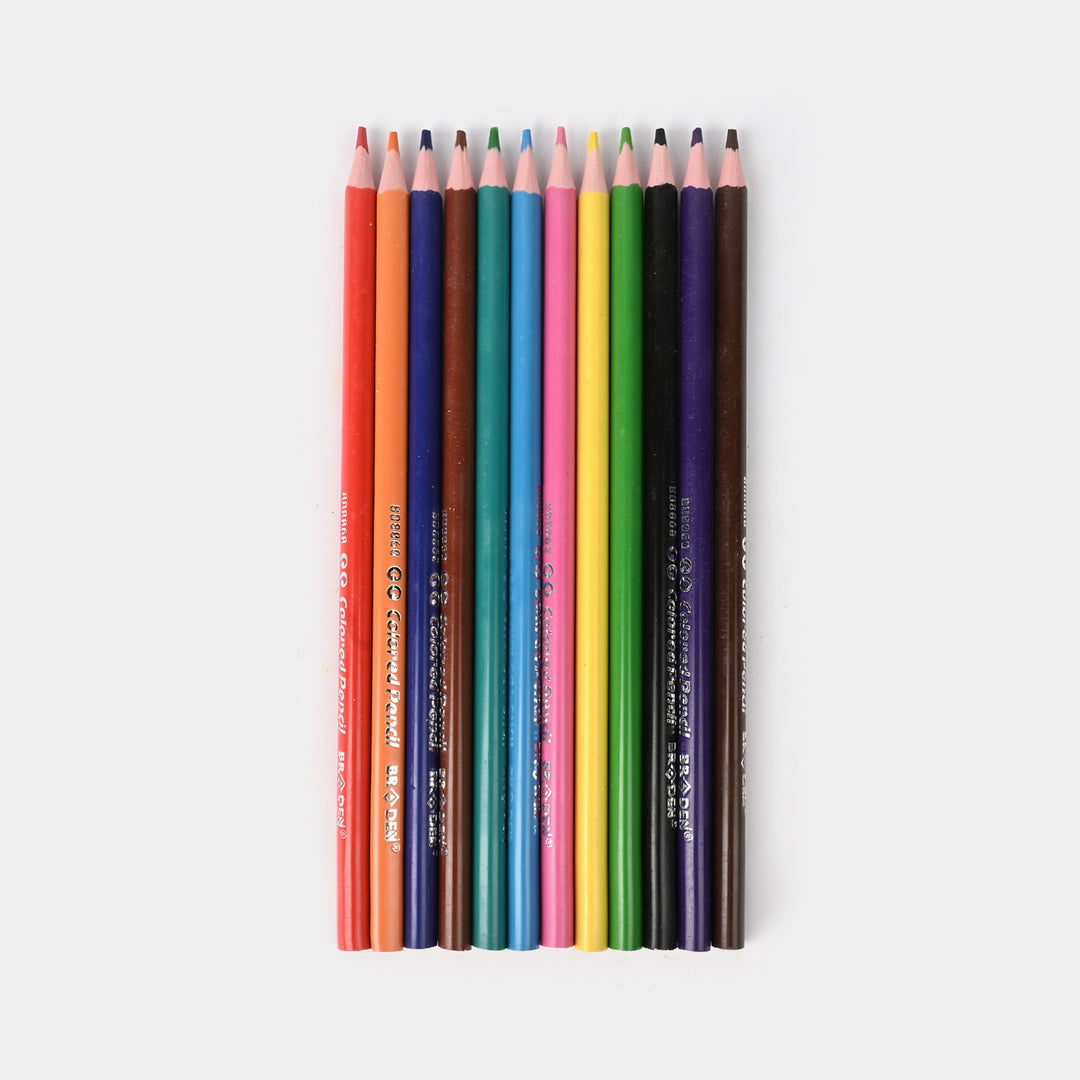 Braden Colored Pencils | Vivid & Break-Resistant | 12PCs