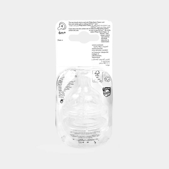 Philips Avent Anti-Colic Nipple 2 Pcs - 6m+