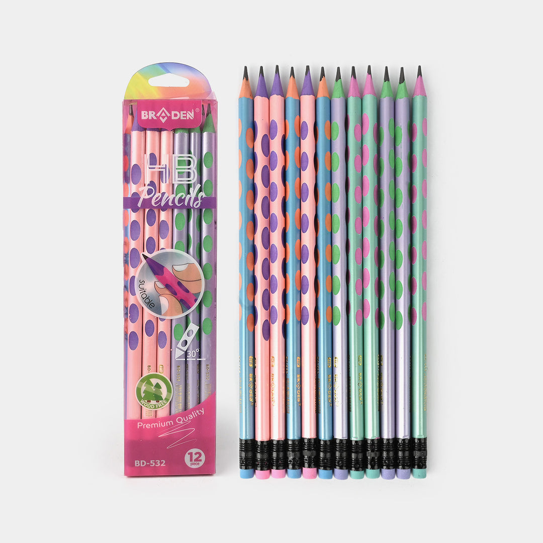 Braden HB Pencils – Pack of 12