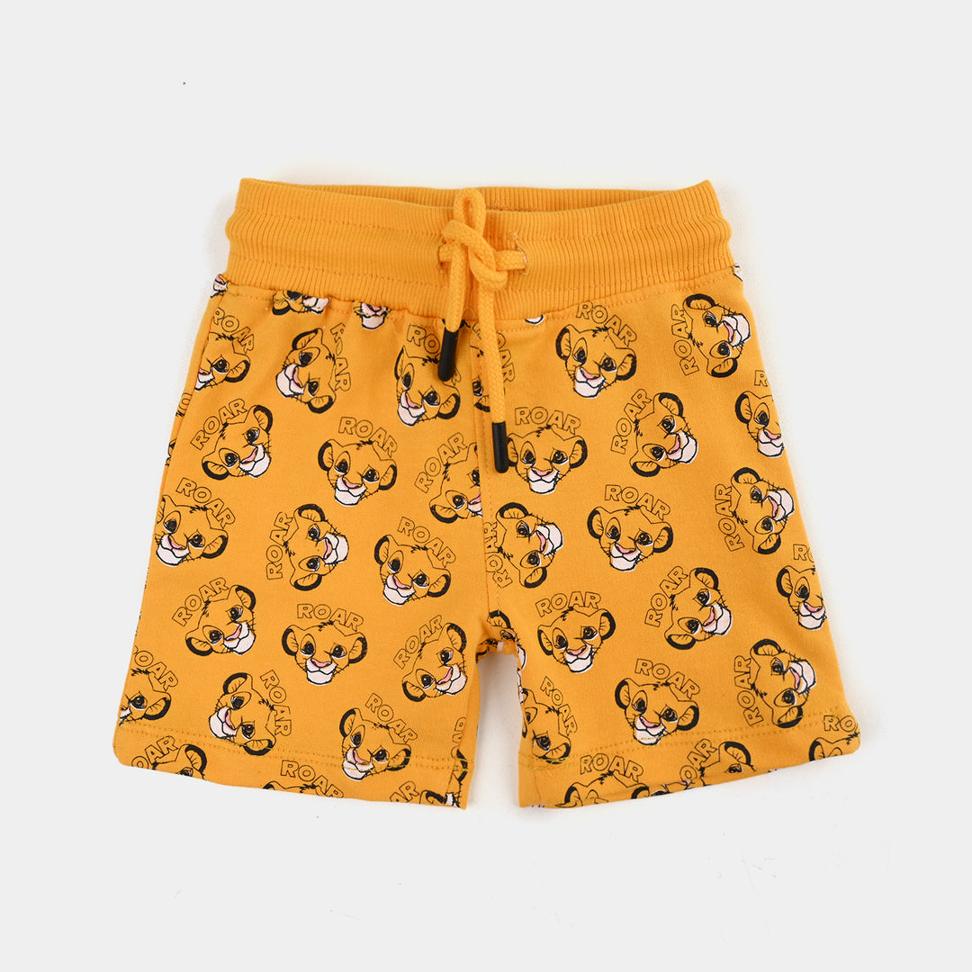 Infant Boys Cotton Terry Short-Citrus