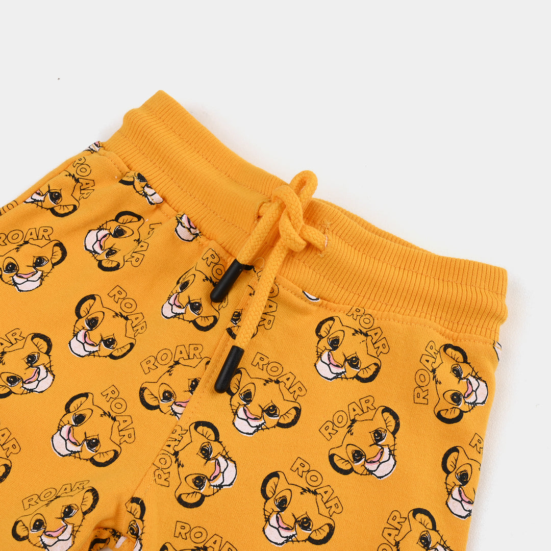 Infant Boys Cotton Terry Short-Citrus