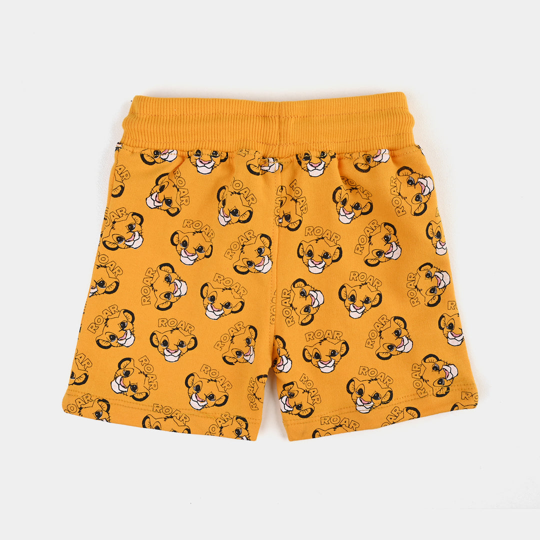 Infant Boys Cotton Terry Short-Citrus