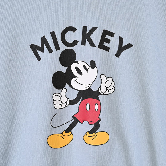 Infant Boys Cotton Terry Sweatshirt Character-Blue.Fog