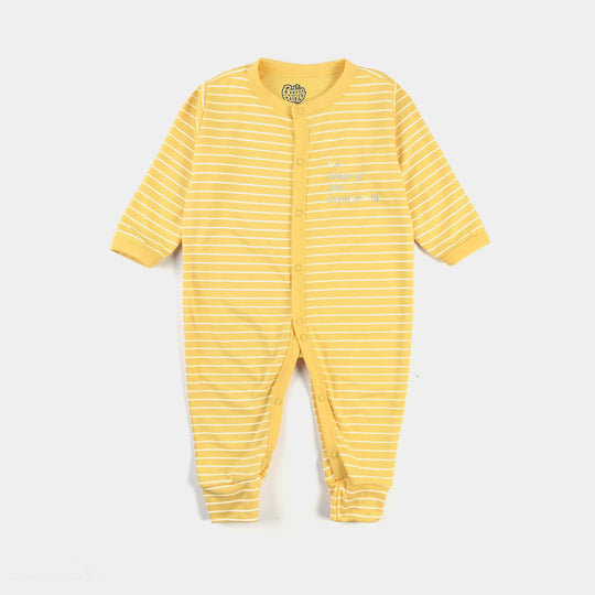 Pack Of 3 Infant Unisex Cotton Rompers Open Feet