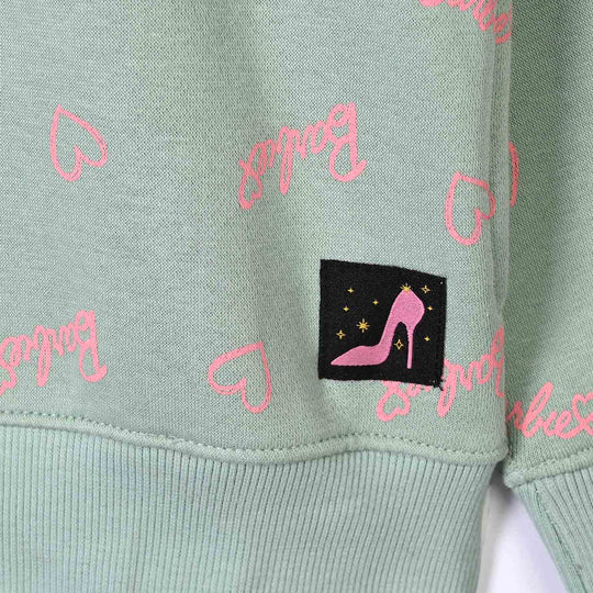 Girls Fleece Knitted Jacket-Blue.Surf