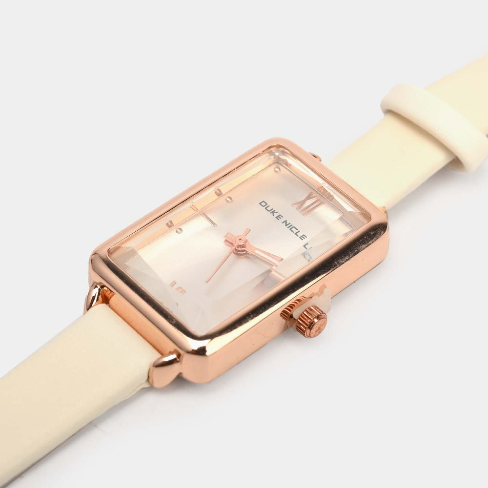 Modern Elegance Square Dial Watch