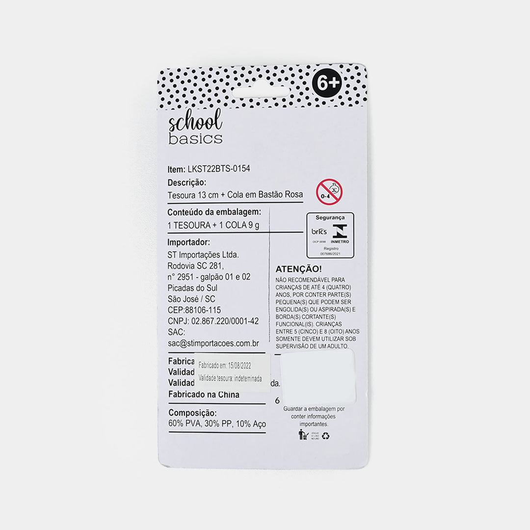 School Basics Stationery Set – Scissors & Glue Stick